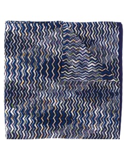 zig-zag embroidered scarf