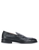 crocodile effect penny loafers 