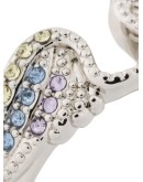 Mila rhinestone-embellished band ring