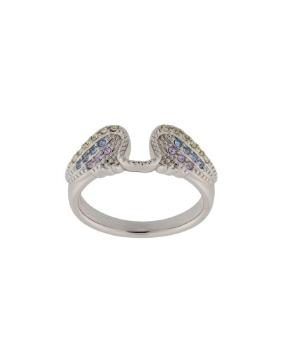 Mila rhinestone-embellished band ring