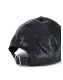 snakeskin effect cap