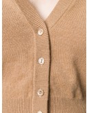 cropped V-neck cardigan