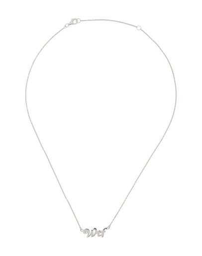 WTF pendant necklace