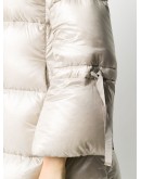 drawstring detail padded coat