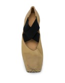 square-toe ballerina flats