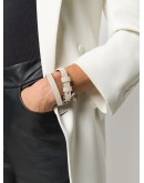 multi-wrap skull charm bracelet