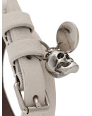 multi-wrap skull charm bracelet