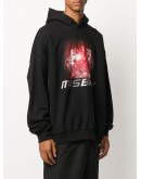 graphic print hoodie