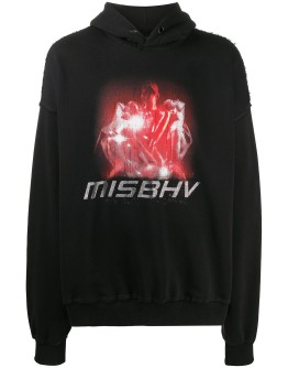 graphic print hoodie