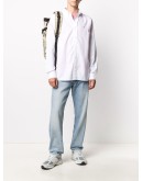 logo-embroidered shirt