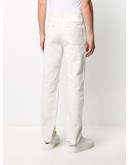 distressed-effect jeans