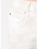 distressed-effect jeans