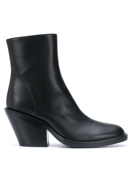 tapered heel ankle boots
