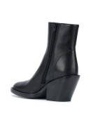 tapered heel ankle boots
