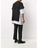 layered slogan-print T-shirt