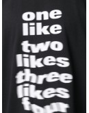 layered slogan-print T-shirt