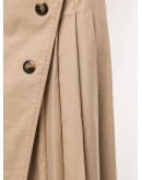 Malia trench wrap skirt