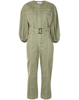 Annika puff-sleeve jumpsuit
