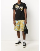 Barocco print track shorts 