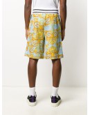 Barocco print track shorts 