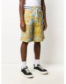 Barocco print track shorts 