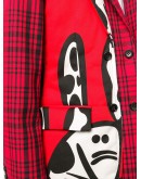 panelled single-breasted blazer