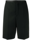 knee-length tailored shorts