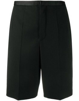 knee-length tailored shorts