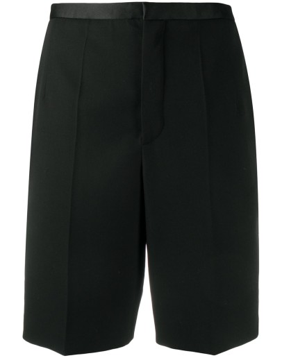 knee-length tailored shorts
