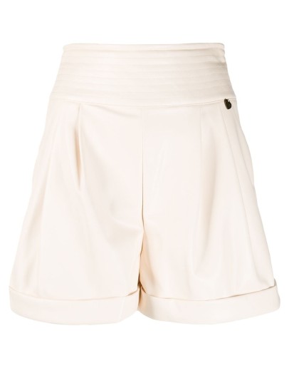 stitched high-waist shorts