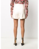 stitched high-waist shorts