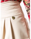 stitched high-waist shorts