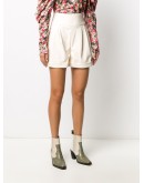 stitched high-waist shorts