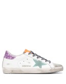 Superstar distressed low-top trainers