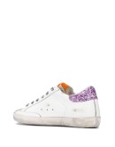 Superstar distressed low-top trainers