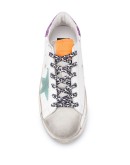 Superstar distressed low-top trainers
