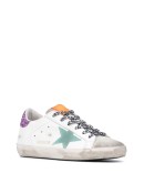 Superstar distressed low-top trainers