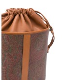 embroidered bucket bag