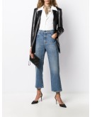 cropped mid-rise jeans