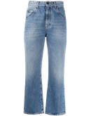 cropped mid-rise jeans
