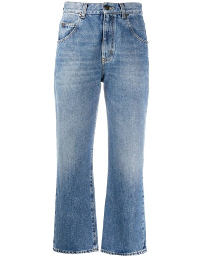 cropped mid-rise jeans