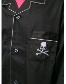 skull detail pyjama shirt