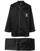 skull detail pyjama shirt