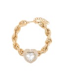 crystal heart choker
