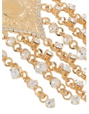 crystal-fringed necklace 