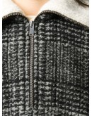 Gabin oversized checked cape
