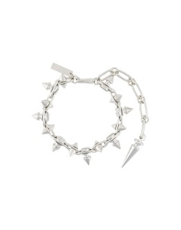 spiked-stud chain bracelet