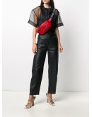 quilted logo belt bag 