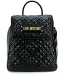 quilted logo backpack 