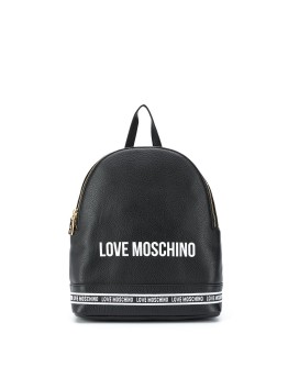 logo-print pebble backpack